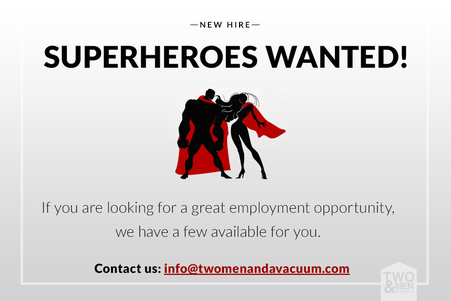 Two Men & A Vacuum Are Looking For A New Hire!