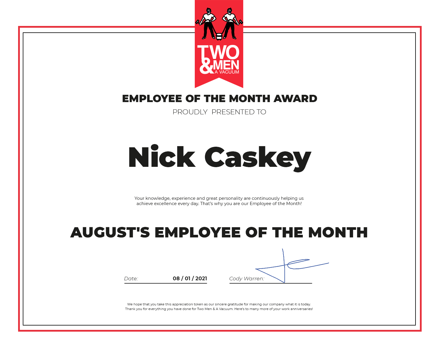 employee of the month award png