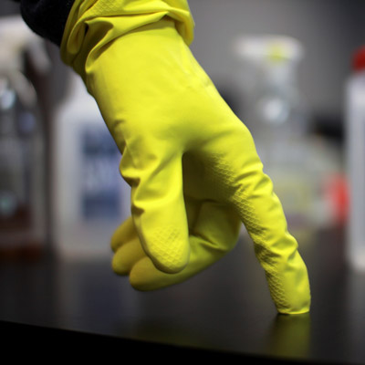 Yellow glove